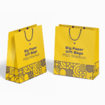 Yellow paper bag